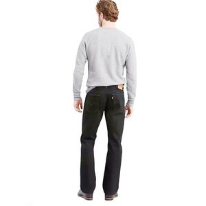 Levi's Men's Bootcut Jeans in Black